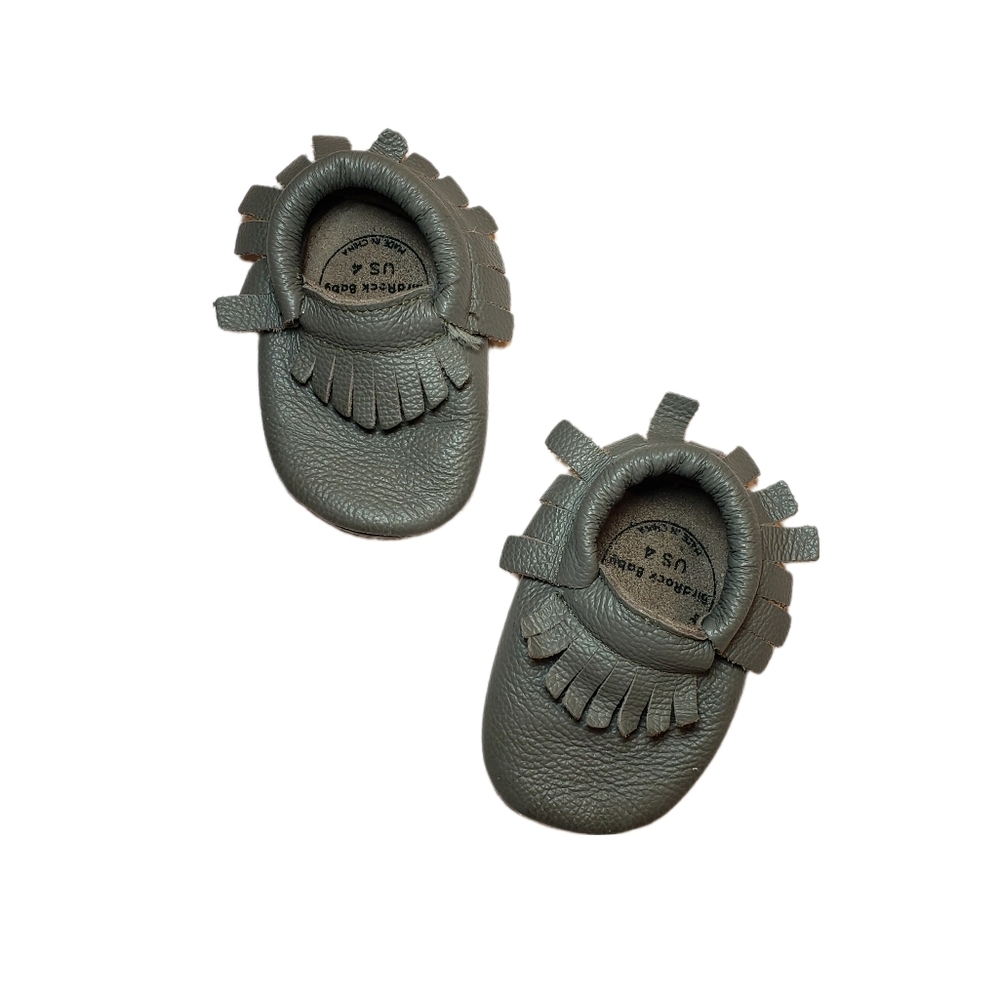 BirdRock Baby Size 4 6-12m Leather Moccasins